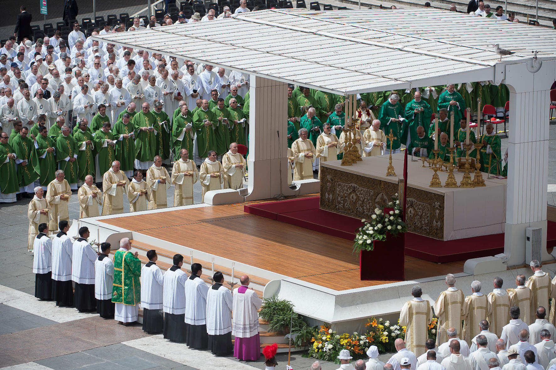 Aerial of Altar Area